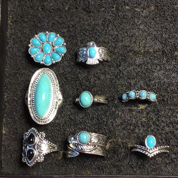 Jewelry - 8 rings  ALL NWOT  rings shown  ... 8r